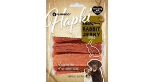 Flamingo Hapki Rabbit Jerky närimismaius koerale 170g hind ja info | Maiustused koertele | kaup24.ee