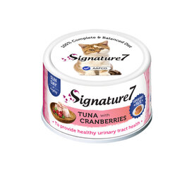 Signature7 Tuna with Cranberries Pate konserv kassidele 80g hind ja info | Konservid kassidele | kaup24.ee