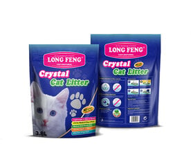 Long Feng apelsini lõhnaga silikaatliiv kassidele 3,8L hind ja info | Puurid ja tarvikud väikeloomadele | kaup24.ee