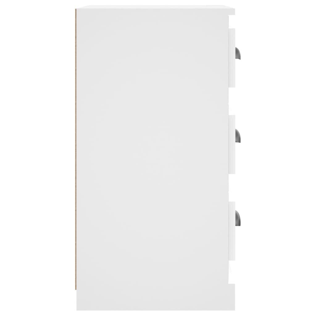 vidaXL puhvetkapp, valge, 36 x 35,5 x 67,5 cm, tehispuit hind ja info | Elutoa väikesed kapid | kaup24.ee