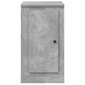 vidaXL puhvetkapp, betoonhall, 37,5x35,5x67,5 cm, tehispuit цена и информация | Elutoa väikesed kapid | kaup24.ee