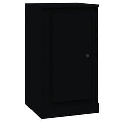 vidaXL puhvetkapp, must, 37,5 x 35,5 x 67,5 cm, tehispuit hind ja info | Elutoa väikesed kapid | kaup24.ee