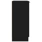 vidaXL puhvetkapp, must, 60 x 30 x 70 cm, tehispuit hind ja info | Elutoa väikesed kapid | kaup24.ee