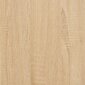 vidaXL puhvetkapp, Sonoma tamm, 91x29,5x65 cm tehispuit hind ja info | Elutoa väikesed kapid | kaup24.ee