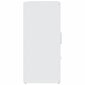 vidaXL puhvetkapp, valge, 91 x 29,5 x 65 cm, tehispuit hind ja info | Elutoa väikesed kapid | kaup24.ee