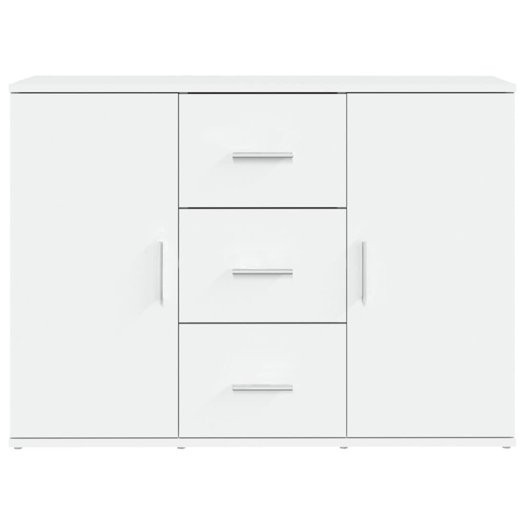 vidaXL puhvetkapp, valge, 91 x 29,5 x 65 cm, tehispuit hind ja info | Elutoa väikesed kapid | kaup24.ee