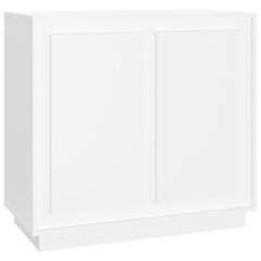 vidaXL puhvetkapp, valge, 80 x 34 x 75 cm, tehispuit hind ja info | Elutoa väikesed kapid | kaup24.ee