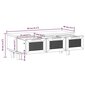 vidaXL kohvilaud, must, 80 x 40 x 30 cm, tehispuit ja männipuit hind ja info | Diivanilauad | kaup24.ee