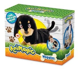 Animagic interaktiivne maskott koer Waggles Box цена и информация | Игрушки для девочек | kaup24.ee