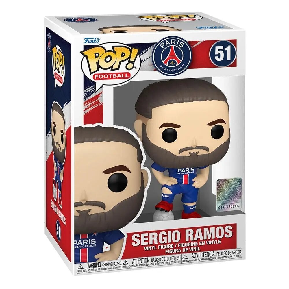 Paris Saint-Germain FC POP! Jalgpalli vinüülfiguur Sergio Ramos 9 cm цена и информация | Fännitooted mänguritele | kaup24.ee