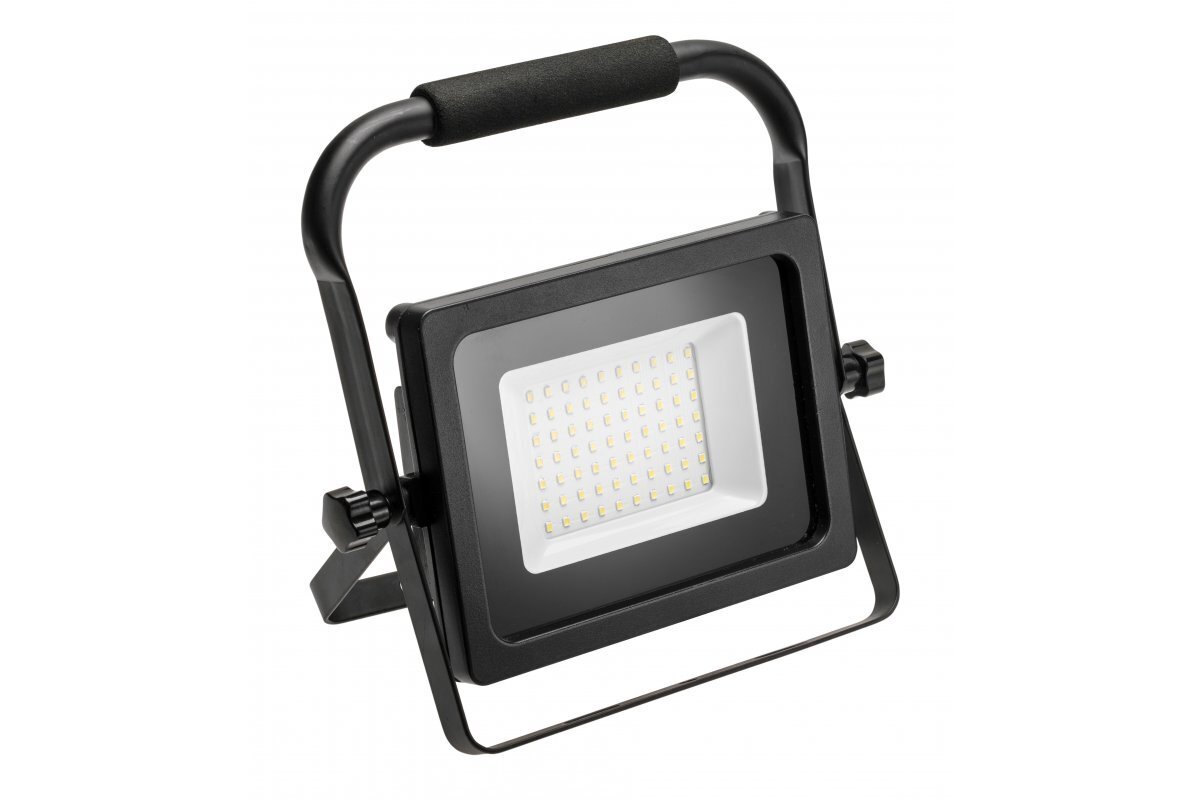 Kaasaskantav / seisev LED-kohtvalgusti iNEXT 30W 2400lm, IP65, 120°, 6400K, must LD-INEXT30WP-64 hind ja info | Taskulambid, prožektorid | kaup24.ee