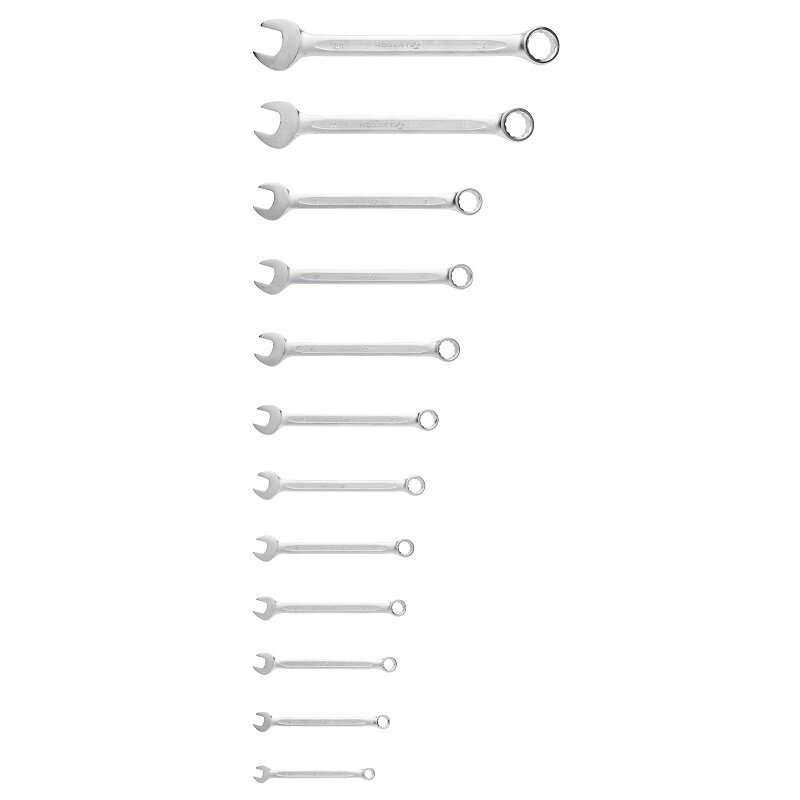 Kombineeritud mutrivõtmete komplekt Hogert (6-24 mm) / 12 tk - HT1W492 цена и информация | Käsitööriistad | kaup24.ee