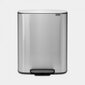 Brabantia prügikast Bo pedaaliga 60 L Matt Steel FPP цена и информация | Prügikastid | kaup24.ee