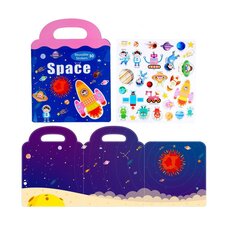 Магнитные наклейки для детей, Space stickers цена и информация | Развивающие игрушки | kaup24.ee