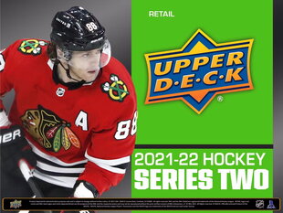 Хоккейные карточки Upper Deck Series Two 2021/2022 Tin Box цена и информация | Коллекционные карточки | kaup24.ee
