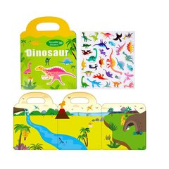 Magnetkleebised lastele, Dinosaur stickers цена и информация | Развивающие игрушки | kaup24.ee