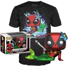 Komplekt POP & Tee Marvel Deadpool Mermaid Exclusive hind ja info | Fännitooted mänguritele | kaup24.ee