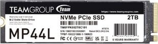 Team Group MP44L (TM8FPK002T0C101) цена и информация | Внутренние жёсткие диски (HDD, SSD, Hybrid) | kaup24.ee