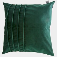 Декоративный чехол для подушки My Home Velvet Green Stripes, 45 x 45 см цена и информация | Декоративные подушки и наволочки | kaup24.ee