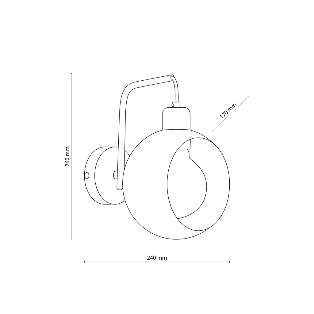 Micadoni Home seinavalgusti Polaris hind ja info | Seinavalgustid | kaup24.ee