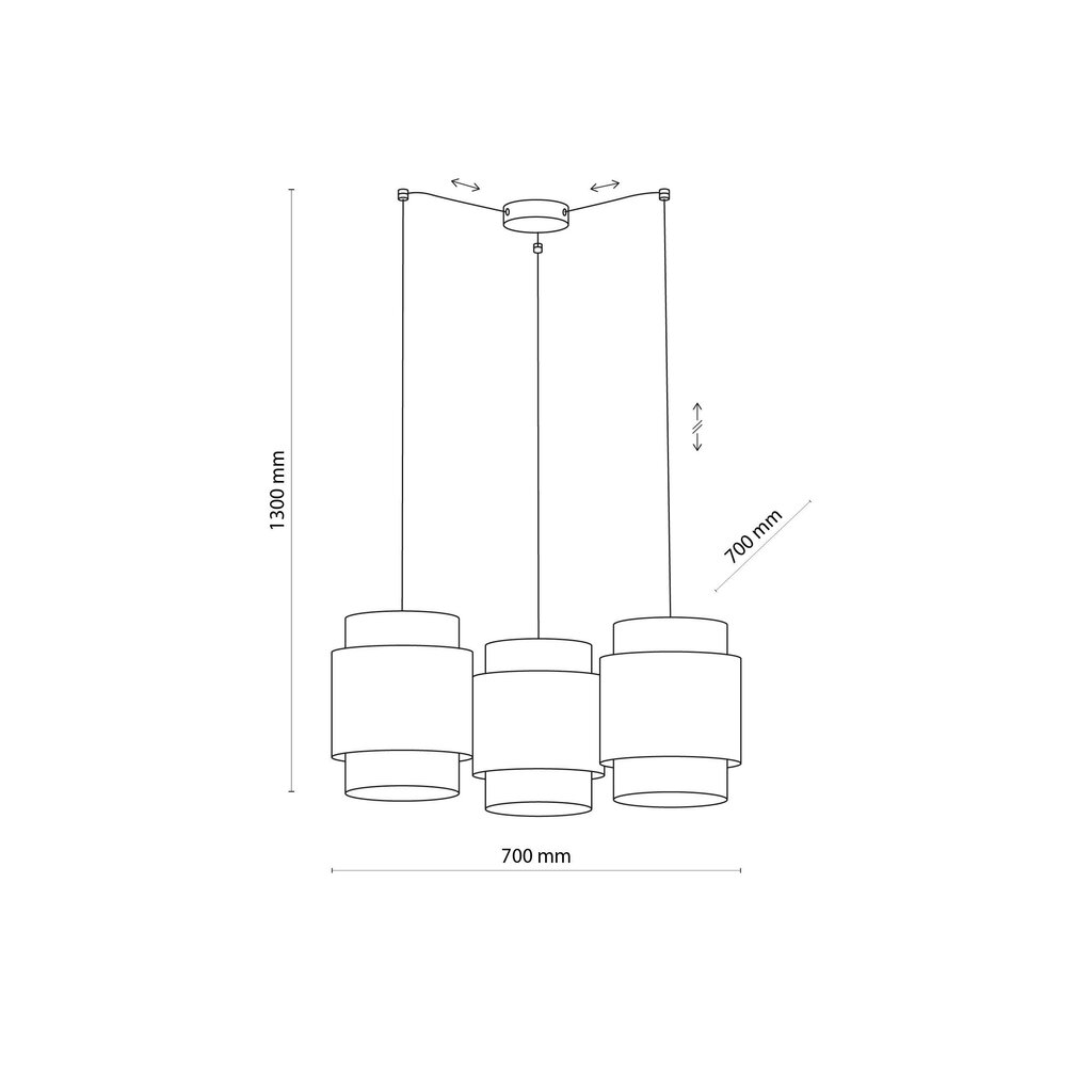 Micadoni Home rippvalgusti Castor hind ja info | Rippvalgustid | kaup24.ee