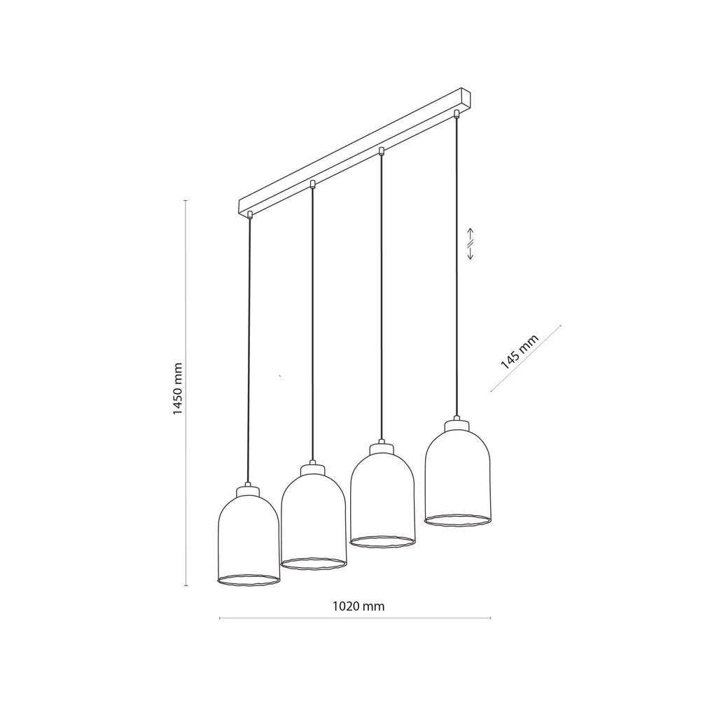 Micadoni Home rippvalgusti Avior hind ja info | Rippvalgustid | kaup24.ee