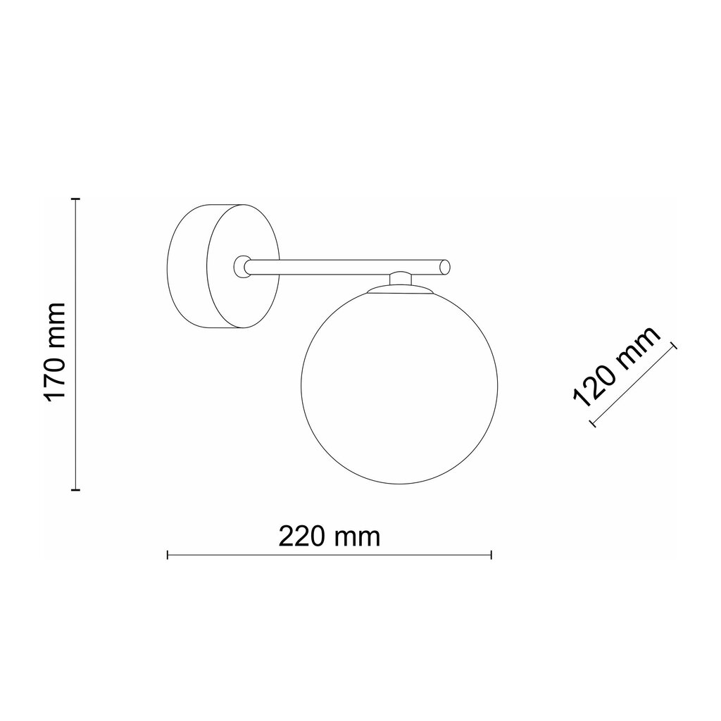 Micadoni Home seinavalgusti Alioth hind ja info | Seinavalgustid | kaup24.ee