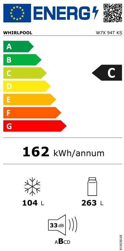 Whirlpool W7X94TKS hind ja info | Külmkapid | kaup24.ee