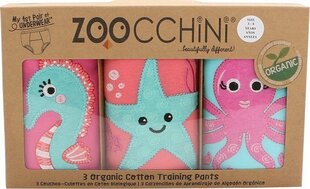 Aluspüksid Zoocchini Ocean Gals, 3-4 eluaastat, 3 paari hind ja info | Mähkmed | kaup24.ee