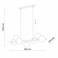 Micadoni Home rippvalgusti Alioth hind ja info | Rippvalgustid | kaup24.ee