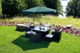 Зонт Funfit Garden, зеленый цвет цена и информация | Зонты, маркизы, стойки | kaup24.ee