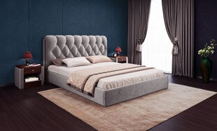 ROYAL voodi + madrats SAPNAS 2 XL, 120x200cm, hall цена и информация | Кровати | kaup24.ee