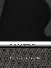 Коврики для автомобиля ARS Toyota Yaris / 2011-2019 Luxury цена и информация | Модельные текстильные коврики | kaup24.ee