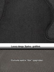 Matid ARS Fiat 500 /2007-> Luxury цена и информация | Модельные текстильные коврики | kaup24.ee
