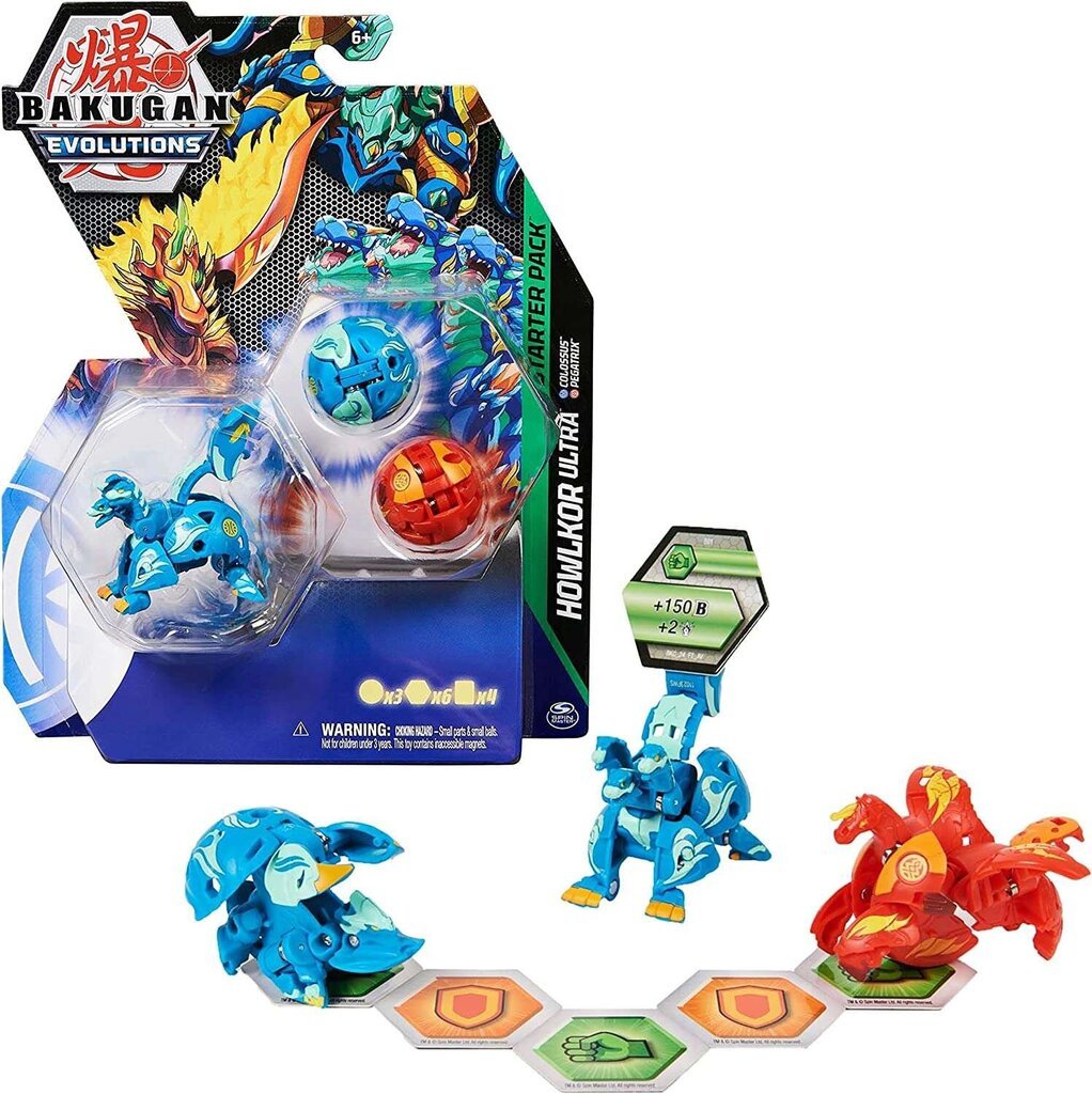 Figuurid Bakugan Platinum Starter Howlkor Ultra hind ja info | Poiste mänguasjad | kaup24.ee