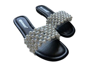 Plätud pärlitega JM.DIAMANT hind ja info | Naiste sandaalid | kaup24.ee