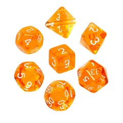 Täringukomplekt Rebel Rpg Mini Crystal, oranž цена и информация | Настольные игры, головоломки | kaup24.ee