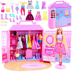 Anlily nukk koos garderoobiga hind ja info | Tüdrukute mänguasjad | kaup24.ee