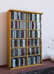 Шкаф для компакт-дисков Roma, дуб сонома цвет цена и информация | Шкафы | kaup24.ee