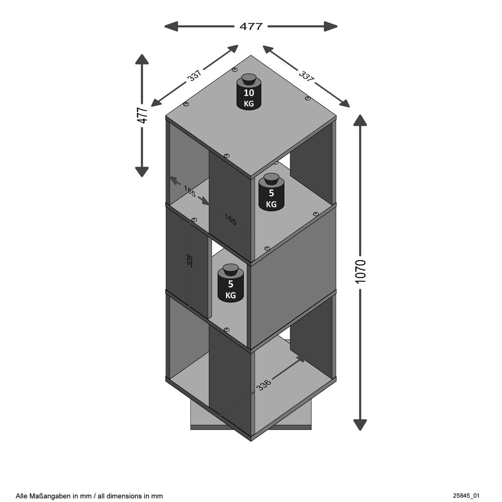 Dokumendiriiul Tower hind ja info | Riiulid | kaup24.ee