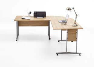 Письменный стол Calvia, белый цена и информация | Компьютерные, письменные столы | kaup24.ee
