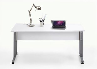 Письменный стол Calvia 2, белый цена и информация | Компьютерные, письменные столы | kaup24.ee