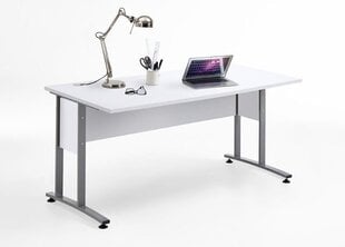 Письменный стол Calvia 2, белый цена и информация | Компьютерные, письменные столы | kaup24.ee