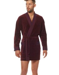 Халат Dustin Bordo цена и информация | Мужские халаты, пижамы | kaup24.ee