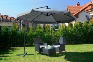 Зонт Funfit Garden, серый цвет цена и информация | Зонты, маркизы, стойки | kaup24.ee