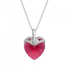 Naiste kaelakee DiamondSky "Cupid (Scarlet)" Swarovski kristallidega DS01K576 цена и информация | Украшения на шею | kaup24.ee