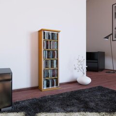 Шкафчик для компакт-дисков Classic, светло-коричневый цена и информация | Шкафы | kaup24.ee