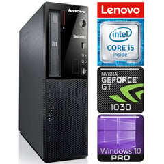 Lenovo Edge 72 SFF i5-3470 16GB 480SSD GT1030 2GB DVD WIN10Pro hind ja info | Lauaarvutid | kaup24.ee