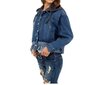Naiste teksajakk Daysie Jeans, sinine цена и информация | Naiste pusad | kaup24.ee