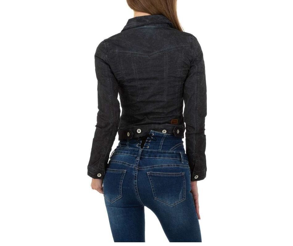 Naiste teksajakk M.Sara Denim, must hind ja info | Naiste pusad | kaup24.ee